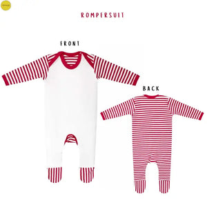 Christmas Family Matching Set Red Stripe Print