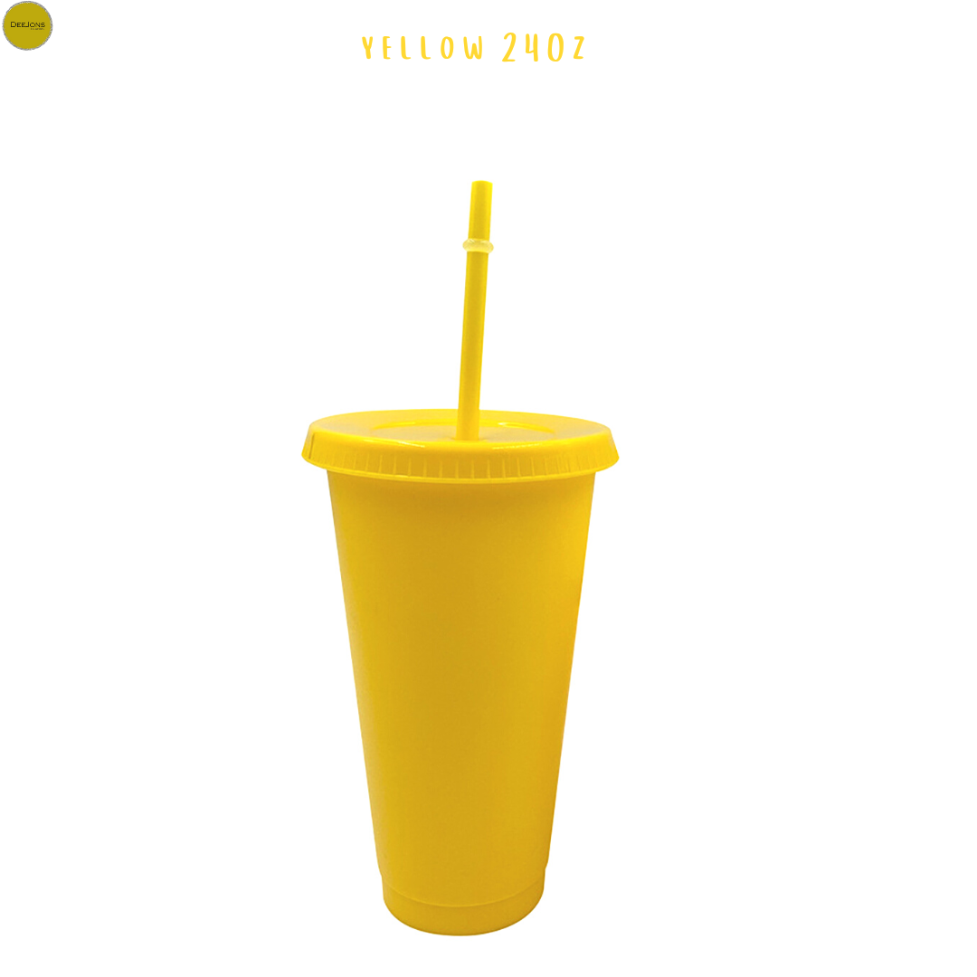 Solid Colour Cold Cup