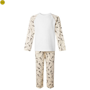 Dancing Skeletons Print Long Raglan Sleeve Pyjama Set