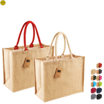 Load image into Gallery viewer, Westford Mill Jute Classic Shopper
