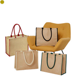 Load image into Gallery viewer, Brand Lab Jute Tipped Shopper
