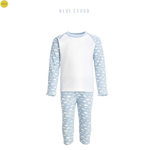 Baby/Children's Cloud Print Long Sleeve Pyjama Set