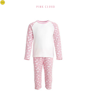 Baby/Children's Cloud Print Long Sleeve Pyjama Set