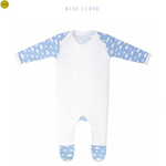 Load image into Gallery viewer, Baby Cloud Print Rompersuits
