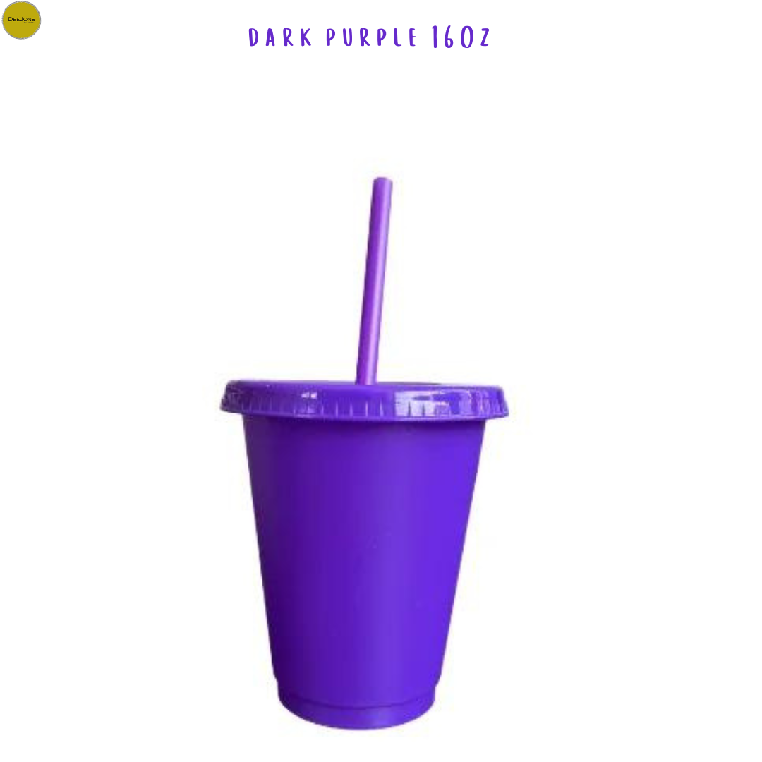 Solid Colour Cold Cup