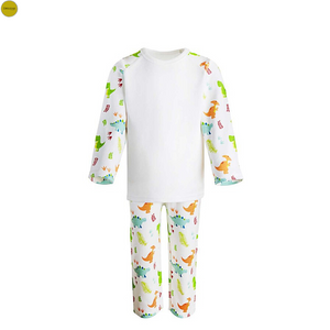 Baby/Children's Dinosaur Print Long Sleeve Pyjama Set
