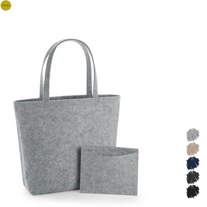 Bagbase Felt Shopper With Removable Pouch