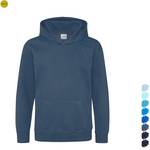 Load image into Gallery viewer, AWDis Kids Hoodie Blues
