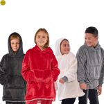 Load image into Gallery viewer, Kids Oversized Cosy Reversible Sherpa Hoodie
