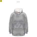 Load image into Gallery viewer, Kids Oversized Cosy Reversible Sherpa Hoodie
