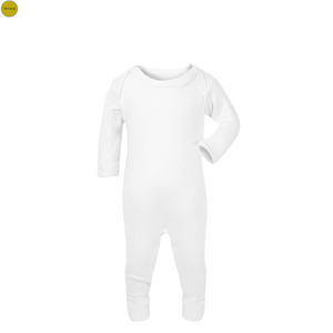 White Plain Chest Rompersuit (Sublimation suitable)