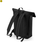 Load image into Gallery viewer, BagBase Matte PU Roll-Top Backpack
