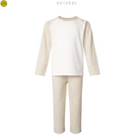 Load image into Gallery viewer, Pastel Stripe Long Raglan Sleeve Pyjama Set
