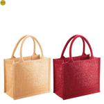 Load image into Gallery viewer, Westford Mill Shimmer Jute Mini Gift Bag
