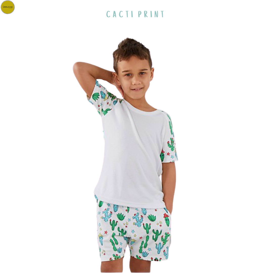 Children's Print Short Sleeve Set