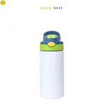 Load image into Gallery viewer, 12oz-20oz Sublimation Straight Children&#39;s Flip Water Bottle

