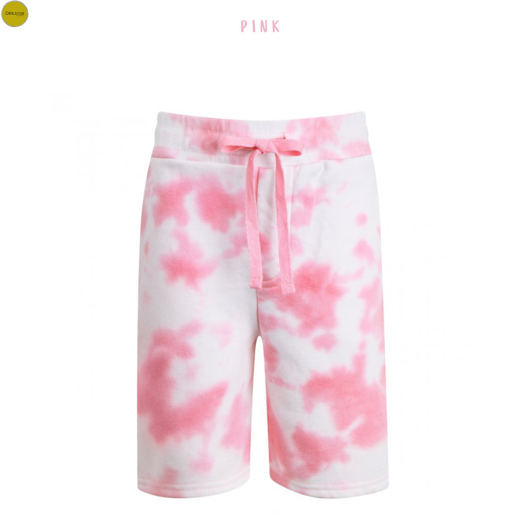 Children Tie Dye Fleece Shorts