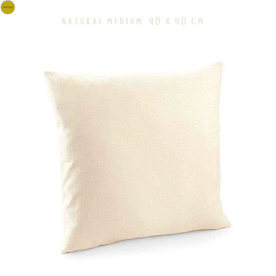 Westford Mill Fairtrade Cotton Canvas Cushion Cover