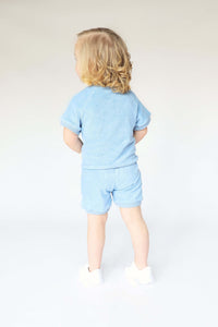 Sky Blue Towelling Cotton Summer Tracksuit Unisex DreamBuy
