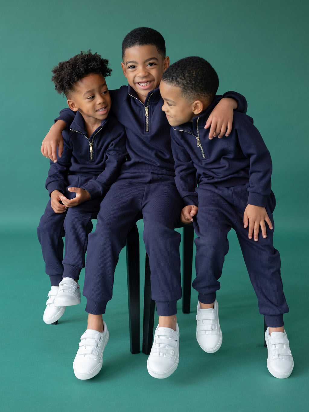 Space Kids Fleeced Tracksuit Ribbed Cotton DreamBuy